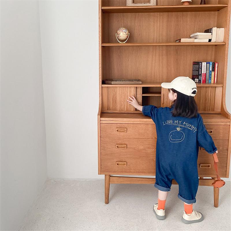Mùa Xuân Thu Đông Bé Trai Bé Gái Hoạt Hình Bộ Áo Liền Quần Unisex Thời Trang Trẻ Em Rời Áo 1 Quần Áo 2021