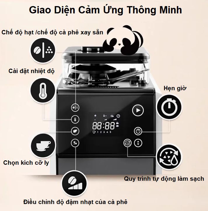 [HÀNG NHẬP KHẨU] Máy pha cà phê Drip xay và pha tự động, thương hiệu Hà Lan cao cấp Philips - HD7901/10
