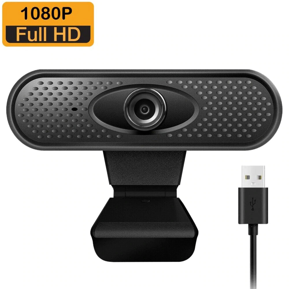 Webcam Máy Tính Laptop PC camera HD Lấy Nét Tự Động Tích Hợp Micro &amp; Cổng USB - Hàng Nhập Khẩu