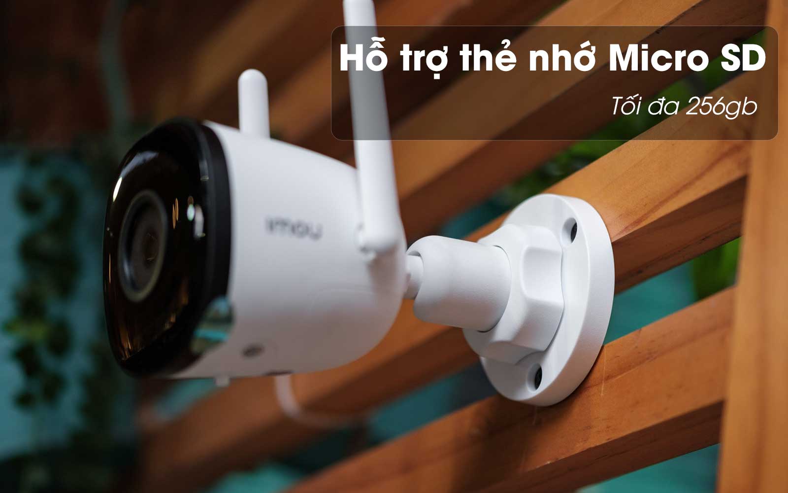 Camera ngoài trời IMOU F22P, F22FP chống nước, phát hiện chuyển động - Hàng chính hãng