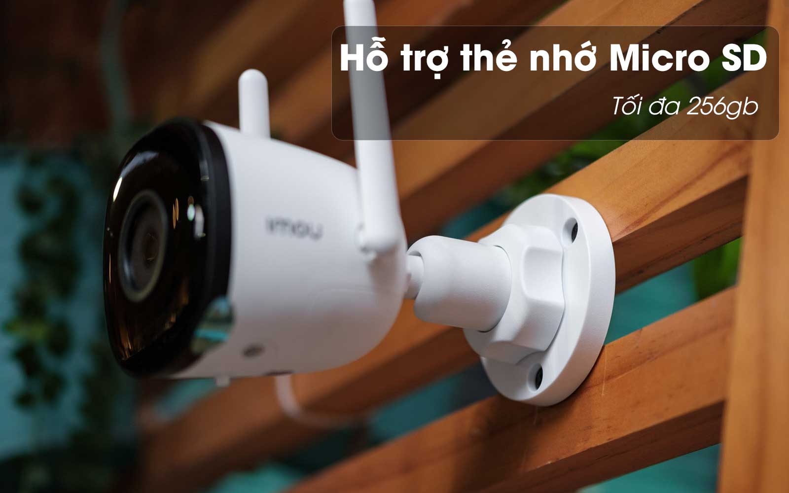 Camera Wifi Ngoài Trời IMOU F22P, F22FP 2MP Chống Nước, Có Mic Thu Âm - Hàng chính hãng