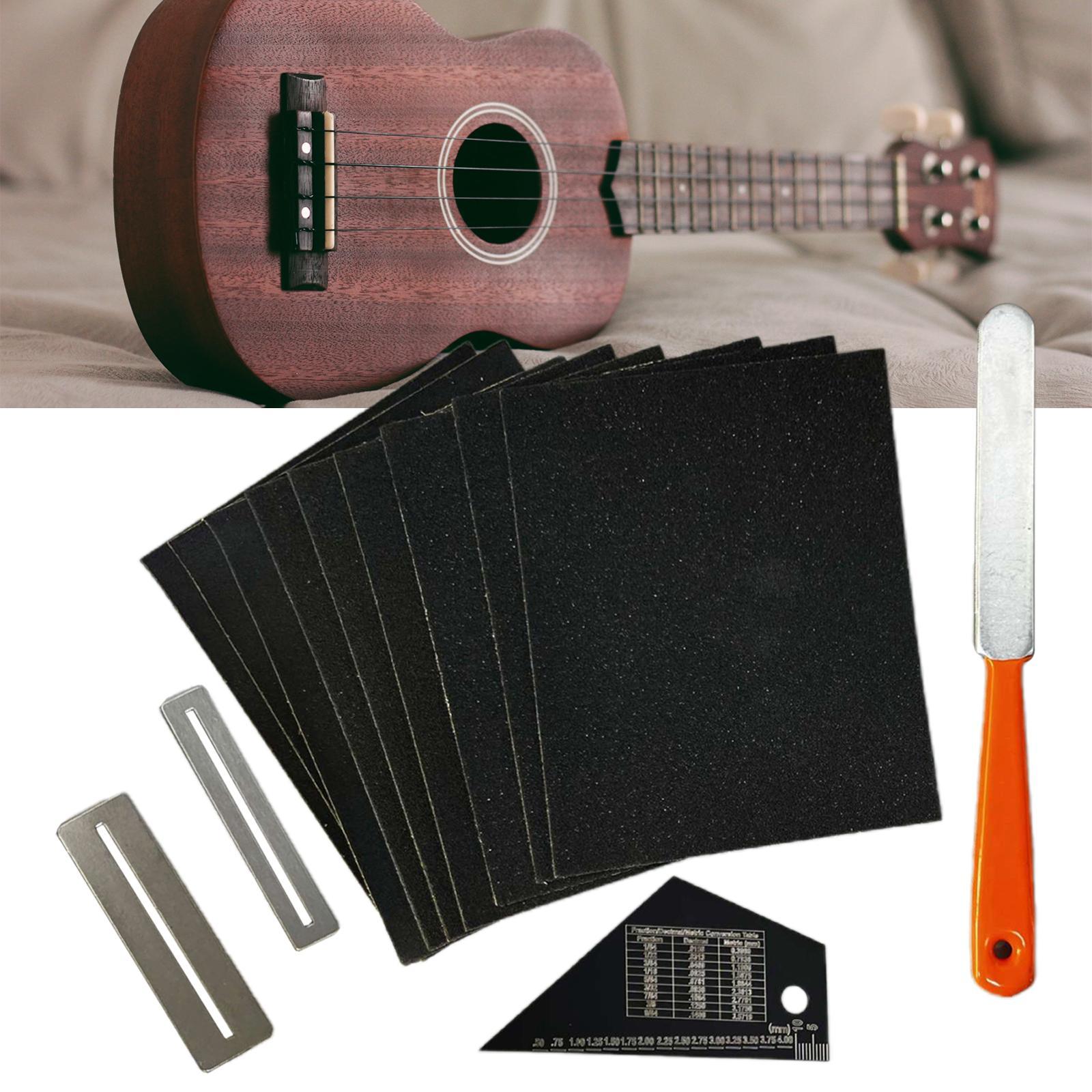Guitar Repairing Luthier Tools Set Fretboard Protector Sanding Polishing Set
