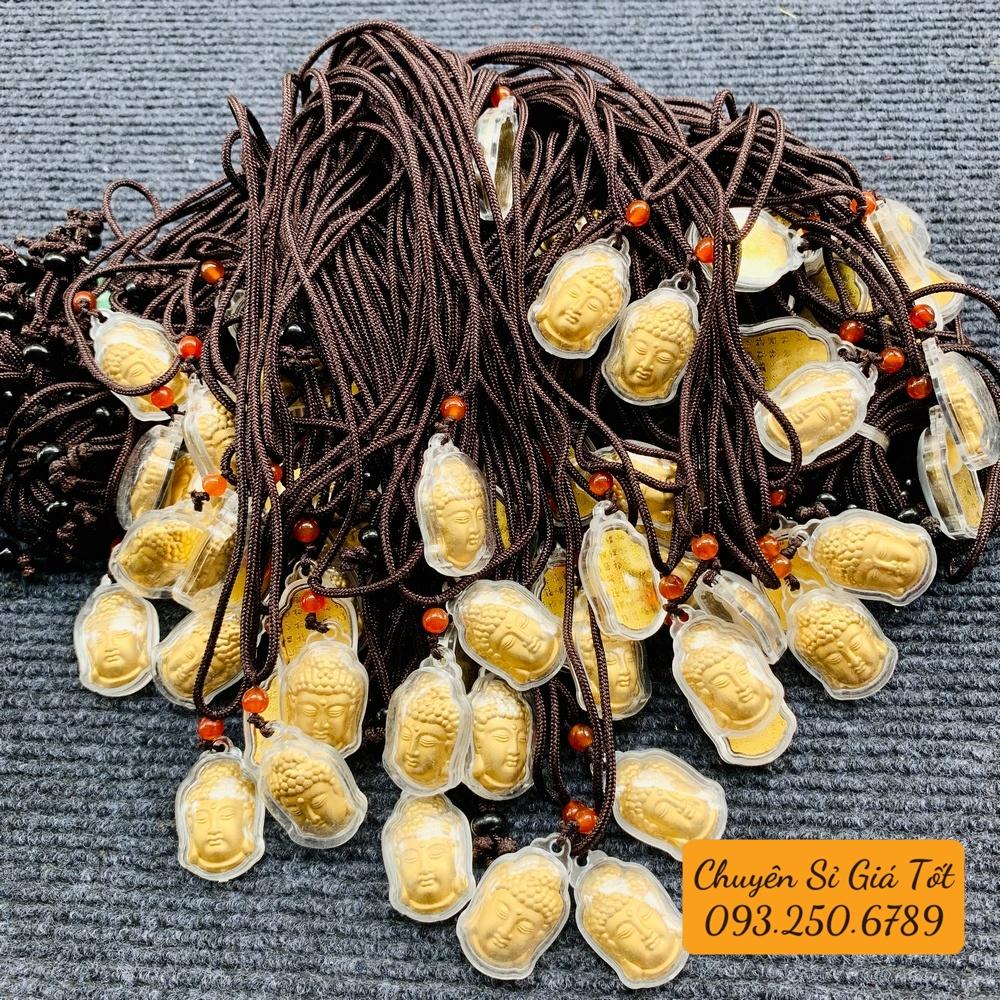 Dây Treo Ô Tô dây chuyền vòng tay mặt phật vàng 3D , có thể làm dây đeo phong thủy - Quà Tết Độc - PASA COLLECTION