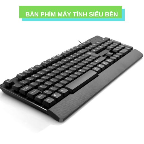 Bàn phím máy tính BK21 có dây chống ồn chắc chắn siêu bền dùng cho văn phòng chơi game