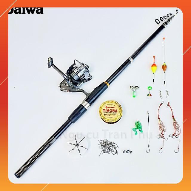 Bộ cần DAIWA, Máy CL6000, Kèm 11 món phụ kiện  docaucagiangnam