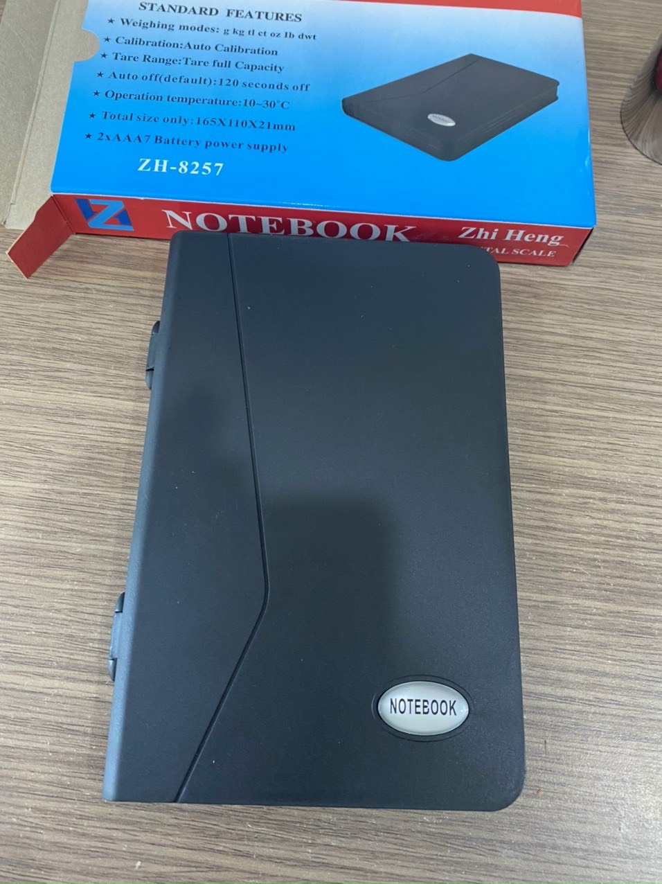 CÂN TIỂU LY NOTEBOOK 1KG Model: Notebook 1kg (1kg/0.01g)