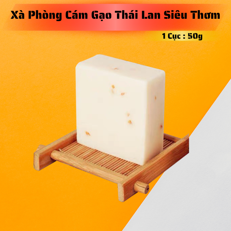 01 Cục Xà Phòng Cám Gạo Jam 50g Thái Lan