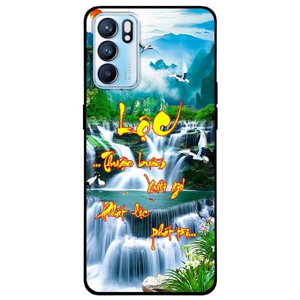 Ốp lưng dành cho Oppo Reno 6 - Reno 6 Z mẫu Thư Pháp Lộc