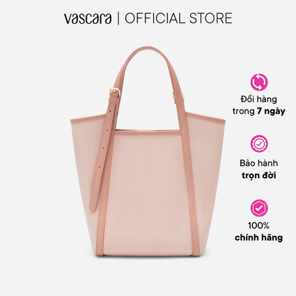 Vascara Túi Tote Quai Đôi Nhấn Viền - TOT 0108