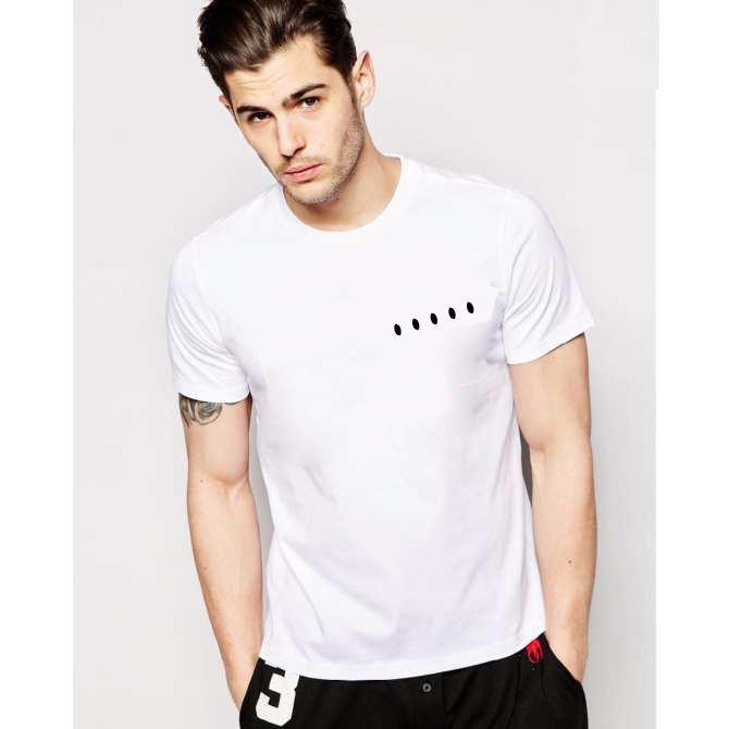 Áo thun nam Hàn Quốc in hình 3 chấm mtt191