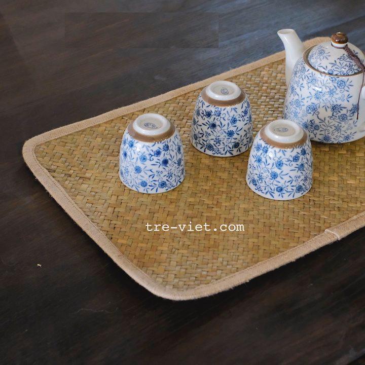 Tấm Lót Bàn Ăn Cỏ Bàng hình chữ nhật Thân Thiện Môi Trường - Placemate