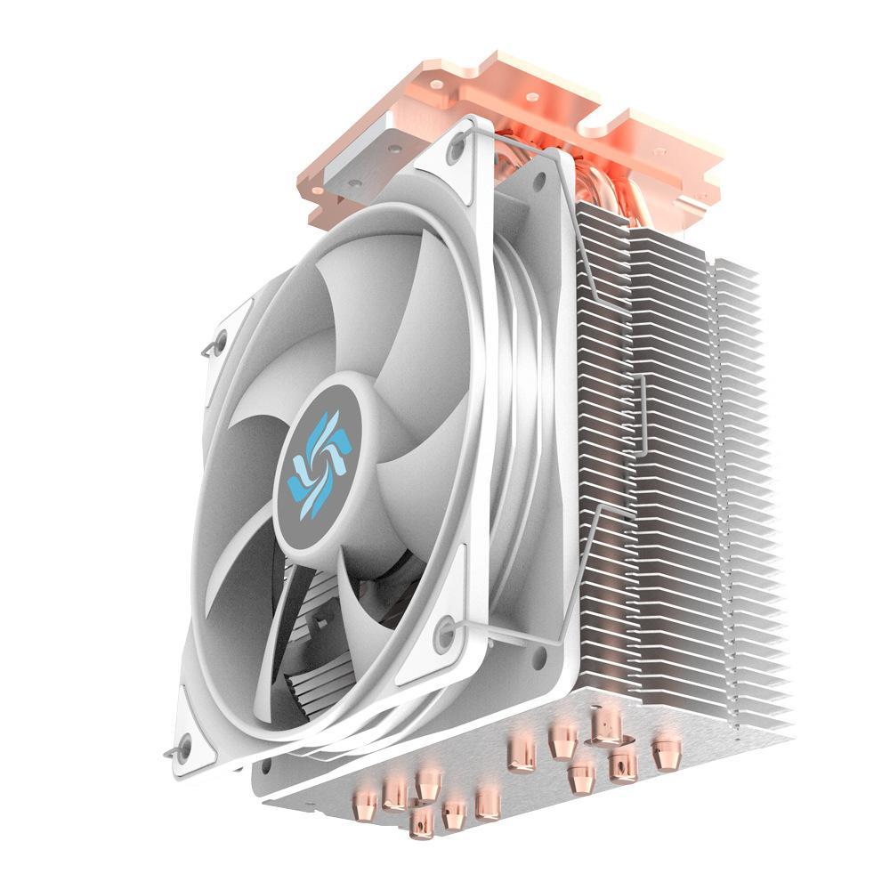 Bộ tản nhiệt tùy chỉnh làm mát bằng không khí CPU nền tảng 3647 phong cách mới nhất, sáu ống đồng để tản nhiệt nhanh, sản phẩm tùy chỉnh