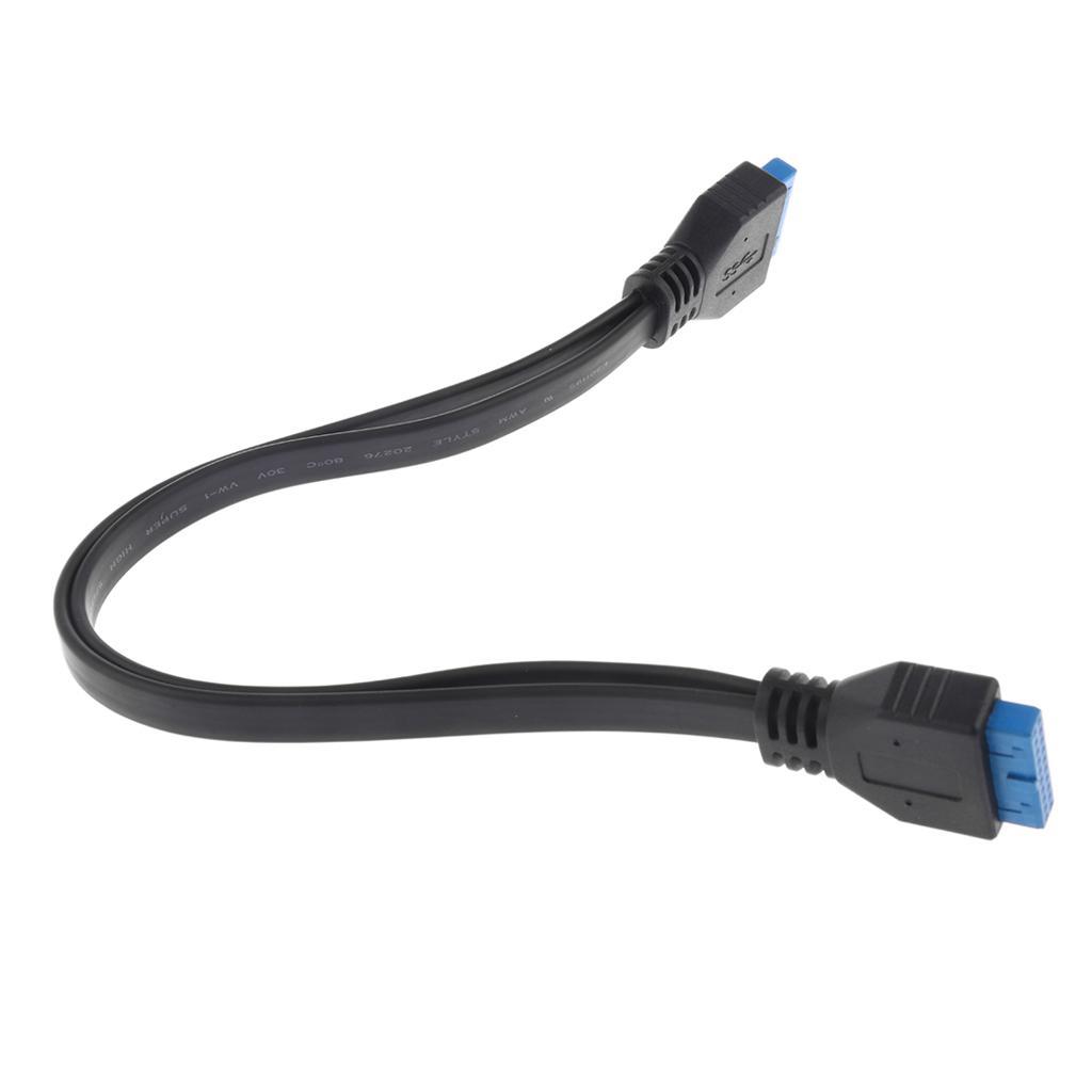 0.5M/19.69inch 20 Pin Motherboard Cable Female to Female Header Extender