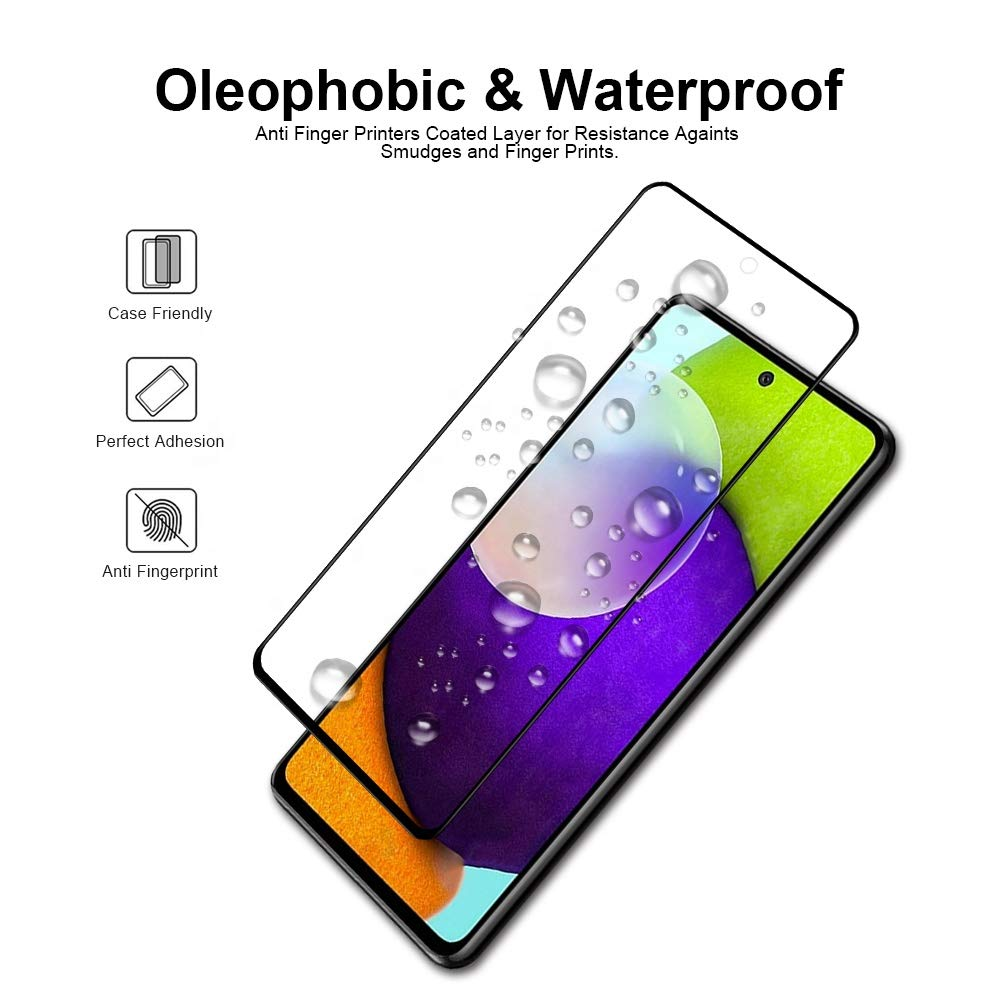 Miếng dán kính cường lực full màn hình 111D cho Samsung Galaxy A52 / A52 5G / A52s 5G hiệu HOTCASE (siêu mỏng chỉ 0.3mm, độ trong tuyệt đối, bo cong bảo vệ viền, độ cứng 9H) - hàng nhập khẩu