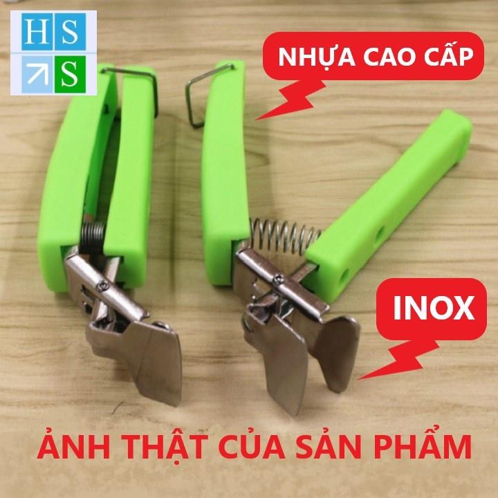 Kẹp gắp đồ bát đĩa nóng chống trượt an toàn kẹp bằng inox cán nhựa cách nhiệt tiện ích cho gian bếp - HS Shop Đà Nẵng