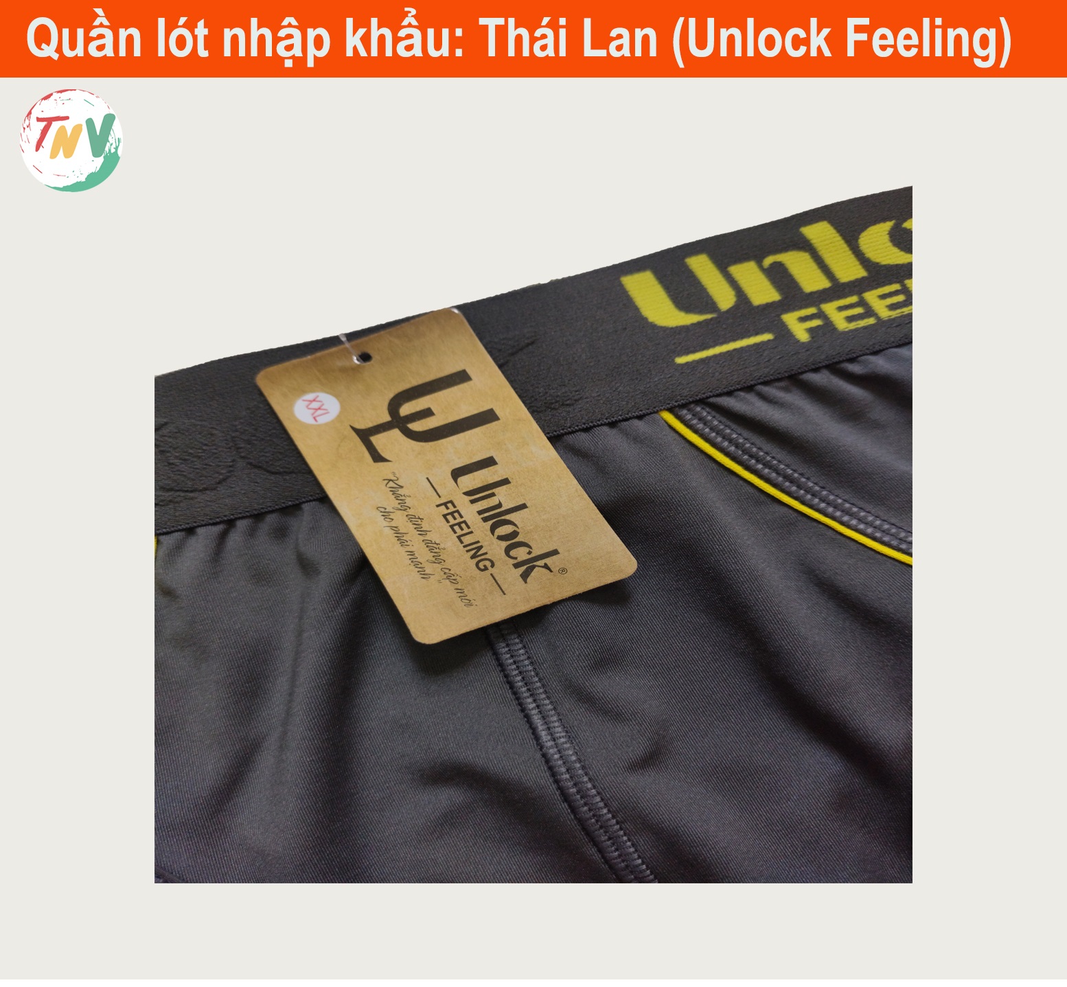 Combo 5 quần lót Nam Thái Lan (Unlock Feeling)