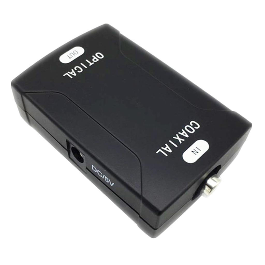 Coaxial Audio RCA Coax to Spdif Optical Toslink Jack Digital Connector UK