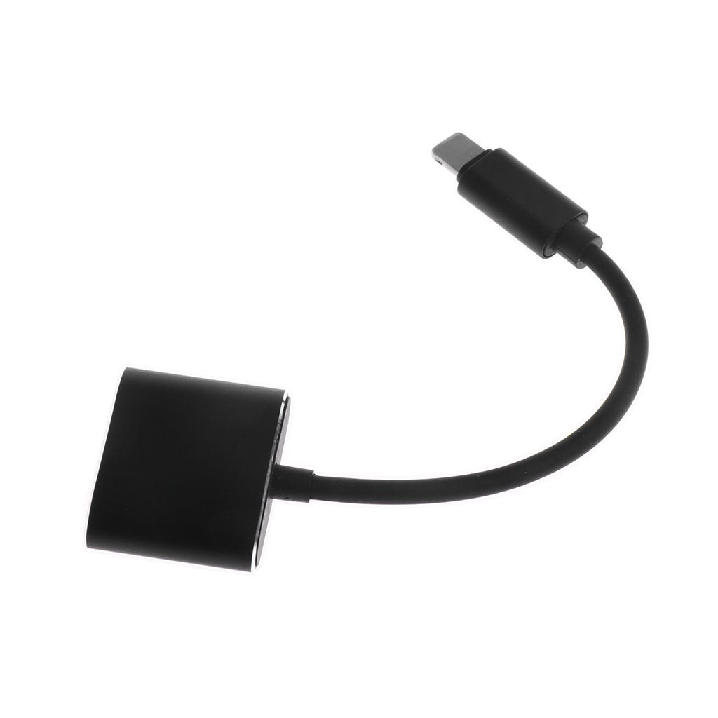 2 in 1 3.5mm Earphone Audio & Charging Adapter for  7 8 Plus X