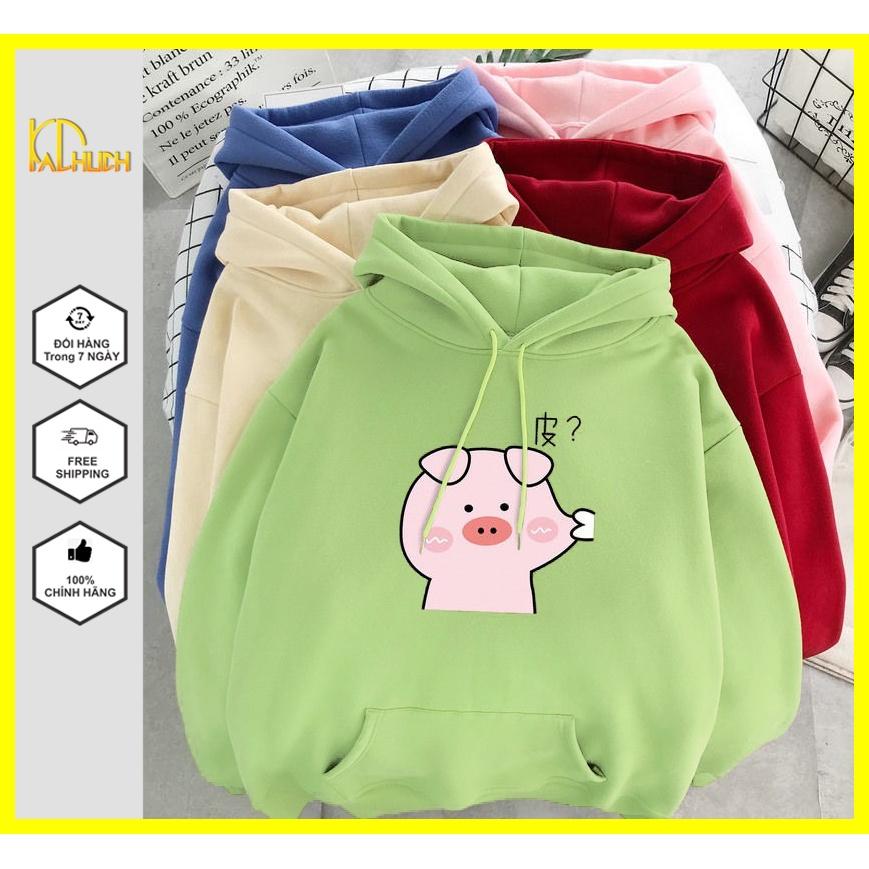 ÁO HOODIE NAM NỮ UNISEX IN HEO NHÉO MÁ SIÊU CƯNG