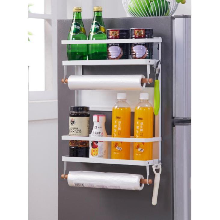 Kệ nam châm gắn tủ lạnh, tủ quần áo nhà bếp