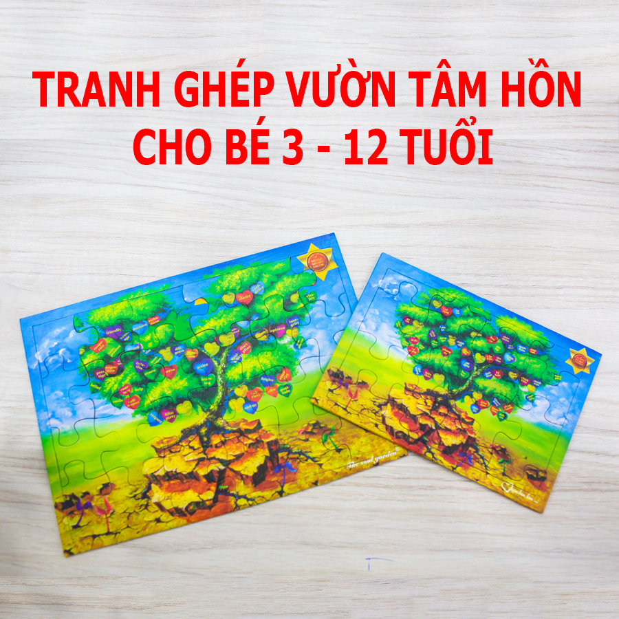 Tranh Ghép Vườn Tâm Hồn Cho Bé