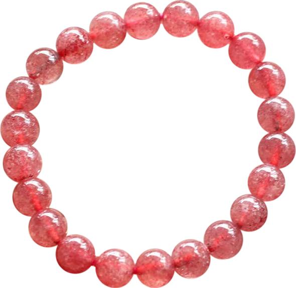 Thạch Anh Ưu Linh Dâu Đỏ Myanmar 9mm Ngọc Quý Gemstones VT131