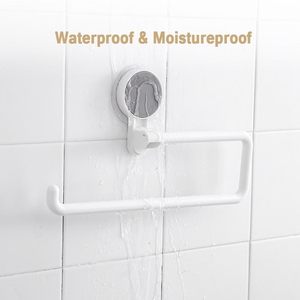 Giá đỡ khăn giấy treo tường siêu dính bền chắc, dùng cho phòng bếp, phòng tắm, khách sạn