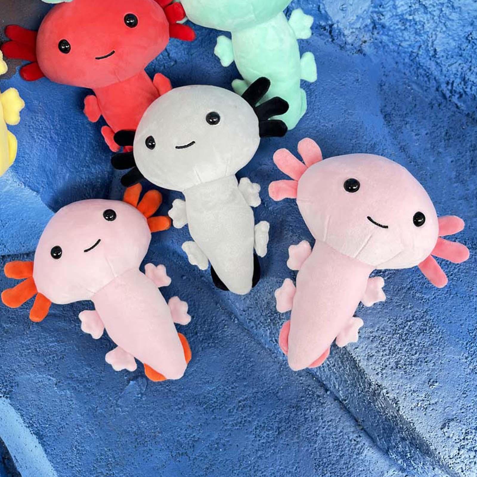 Động Vật Dễ Thương Axolotl Sang Trọng Búp Bê Kawaii Nhồi Bông Gối Bộ Đồ Chơi Động Vật Cho Trẻ Em Birthdy Giáng Sinh Sinh Nhật Quà Tặng Halloween
