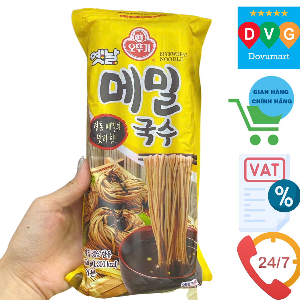 Mì Kiều Mạch Sợi Khô Ottogi Hàn Quốc Gói 400g