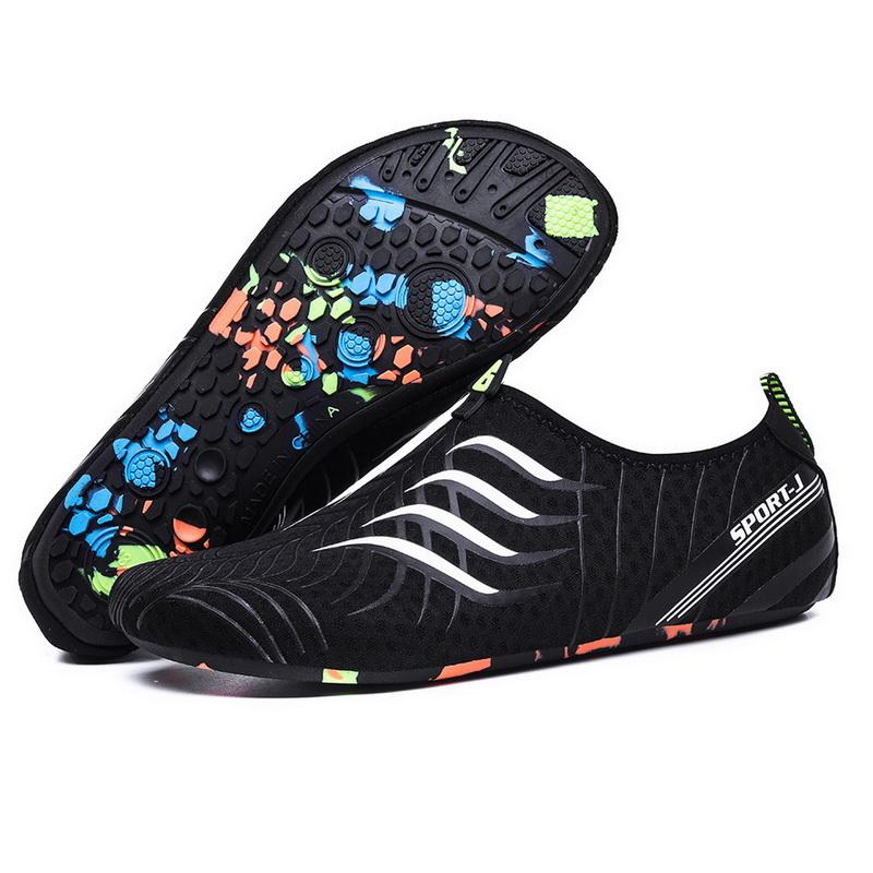 Bơi Nước Aqua Giày Người Lớn Unisex Aqua Phẳng Mềm Mại Đi Bộ Người Yêu Giày Tập Yoga Chống Trơn Trượt Giày Nam Nữ Bãi Biển giày Cắm Trại Color: A-Purple Shoe Size: 40