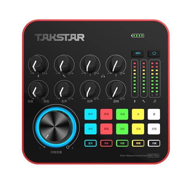 Sound Card TAKSTAR MX1-PRO Thu âm Livestream chuyên nghiệp mẫu mới 2021 bảo hành 1 năm