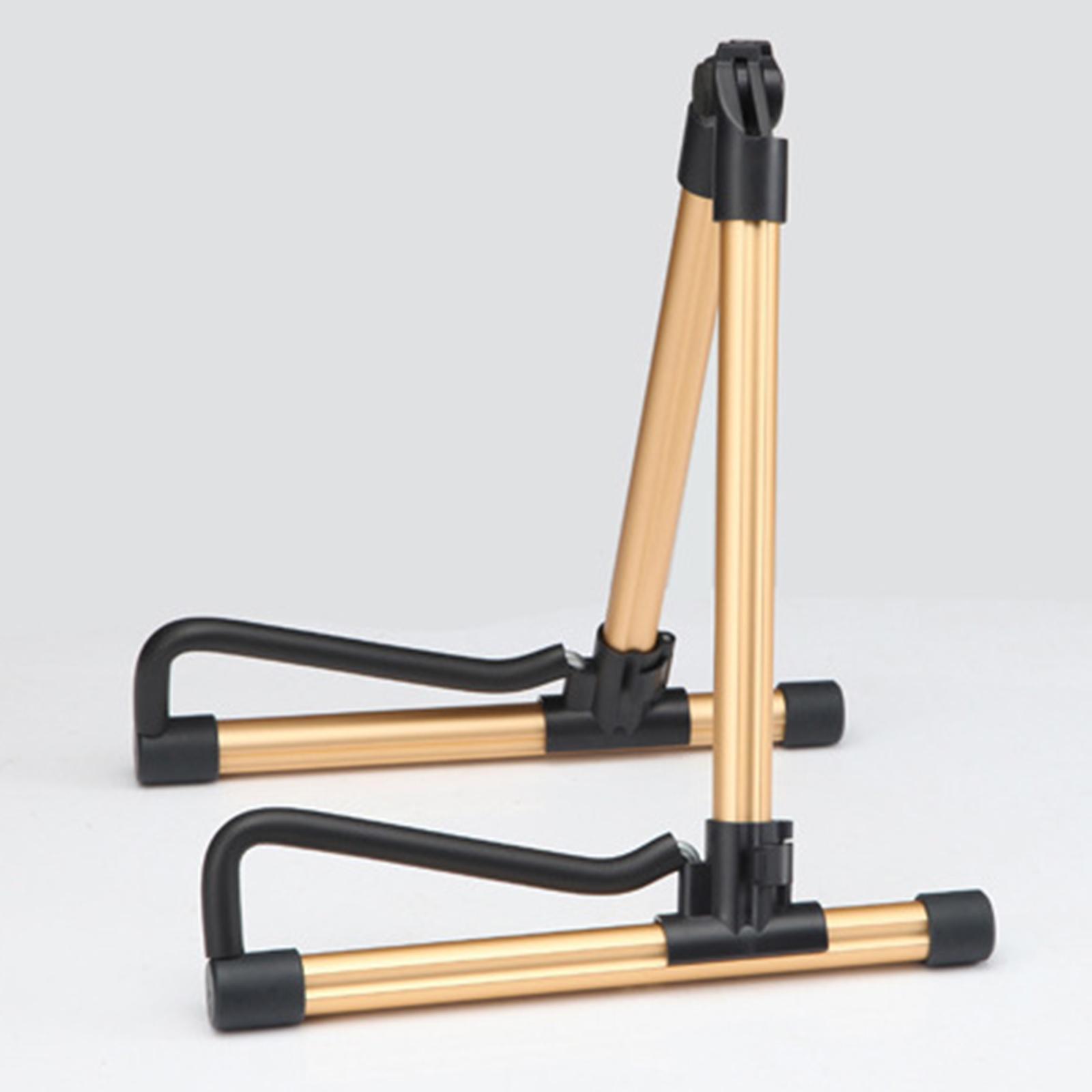 Aluminum alloy guitar floor stand holder Golden