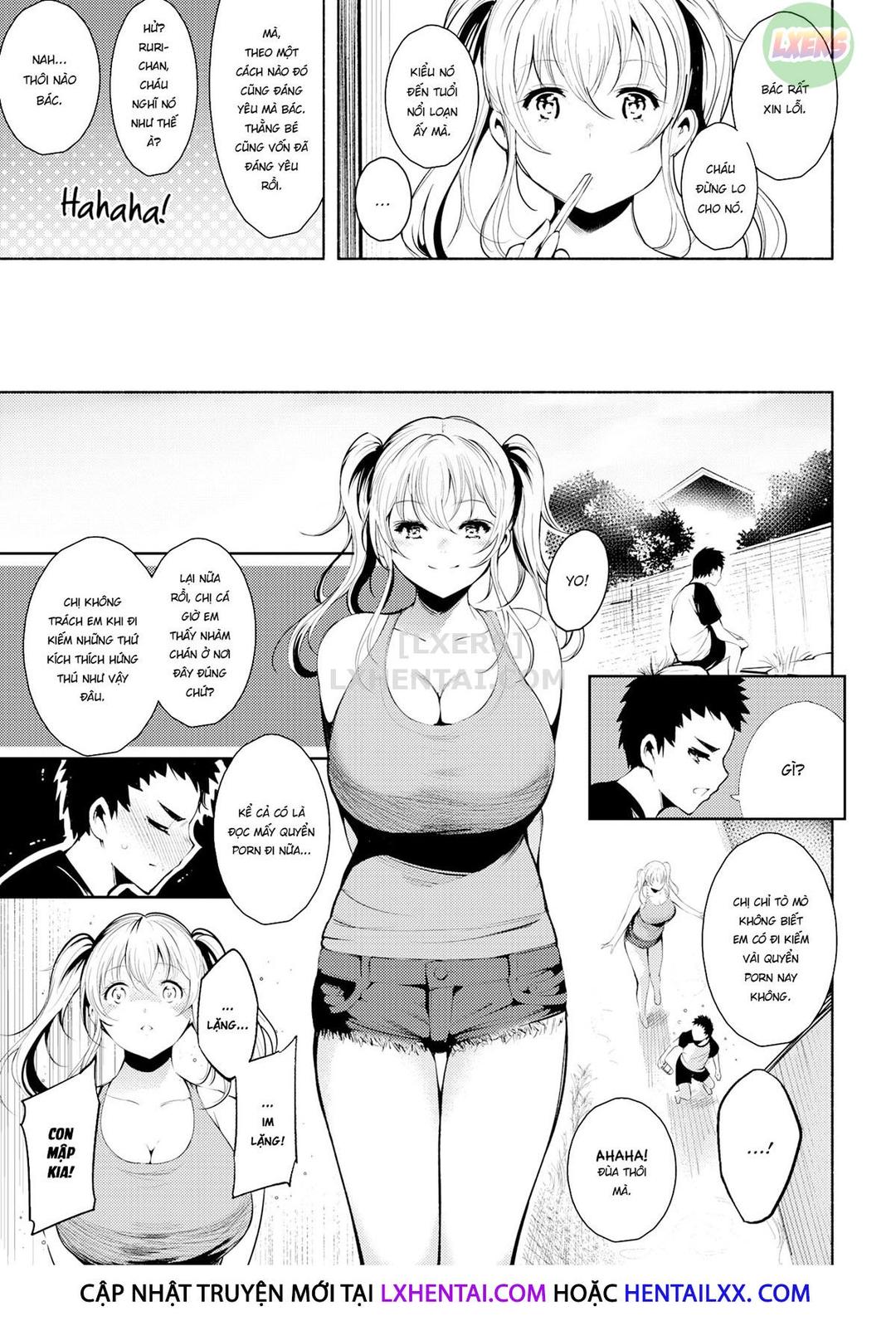 kỳ nghỉ hè đầy xúc cảm với chị họ chapter 1 5