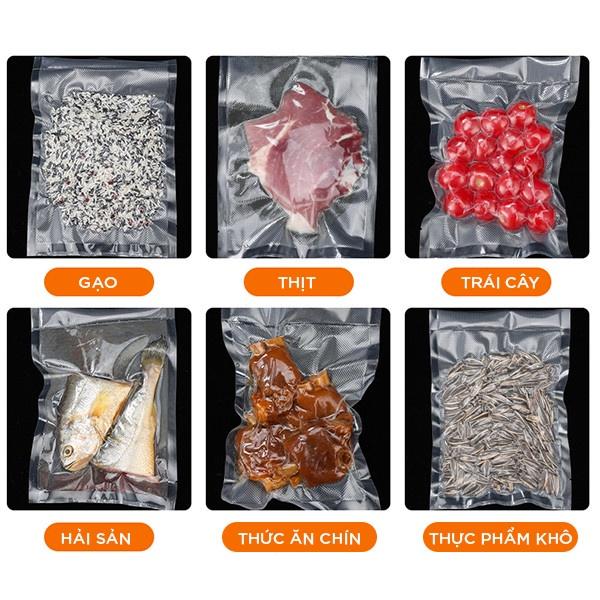 Máy Hút Chân Không Kèm Hàn Miệng Túi Vacuum Sealer Bảo Quản Thực Phẩn Tiện Lợi Cho Nội Trợ Tặng Kèm Túi Hút