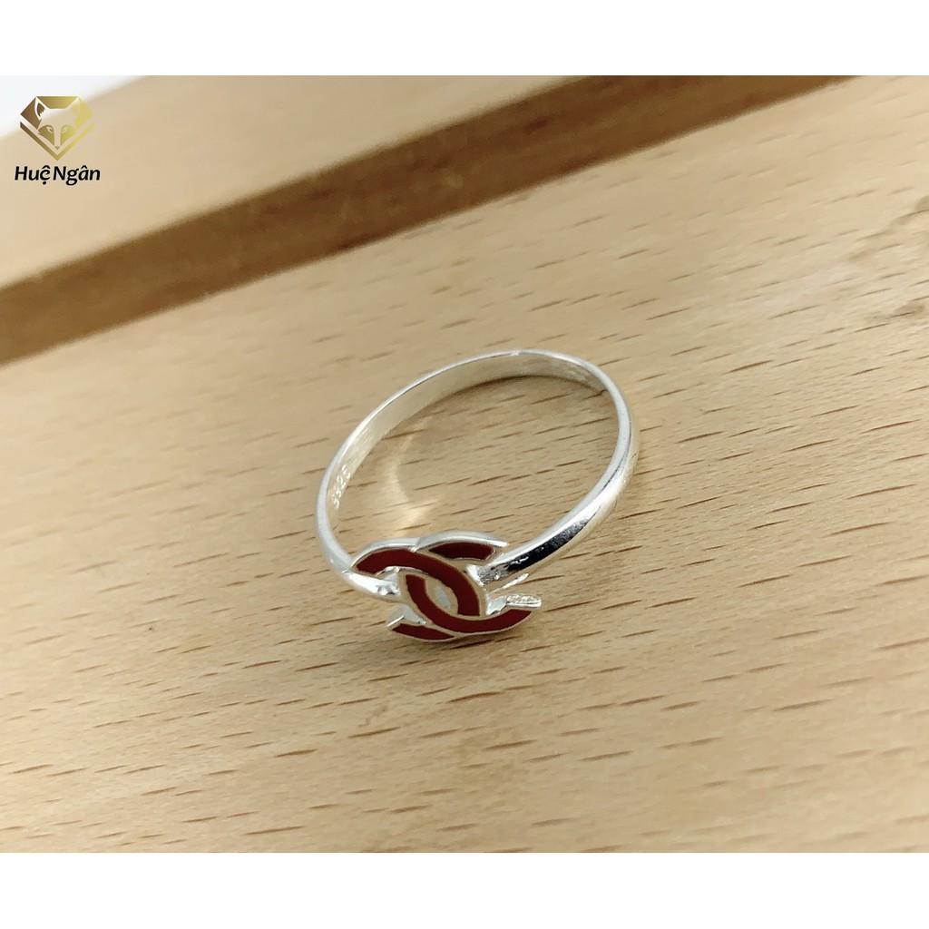 Nhẫn bạc Ý 925 Huệ Ngân -Chenel TJ039