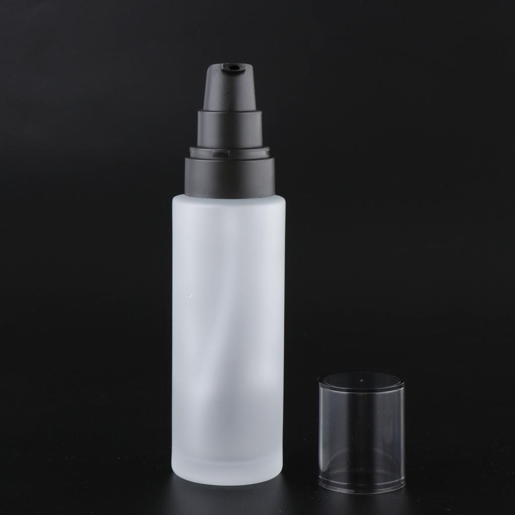 Chai Thủy Tinh Rỗng Lotion Cream Pump Travel Travel Refillable Serum Container