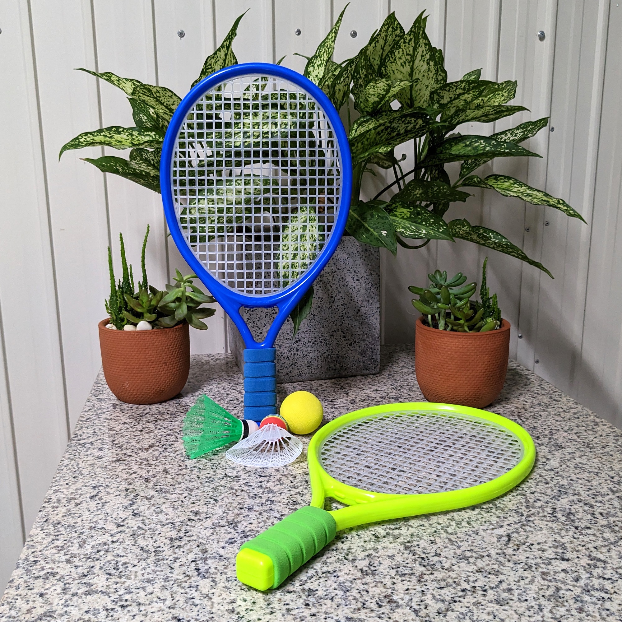 Bộ vợt tennis cầu lông cỡ nhỏ cho bé BABYPLAZA UL222580