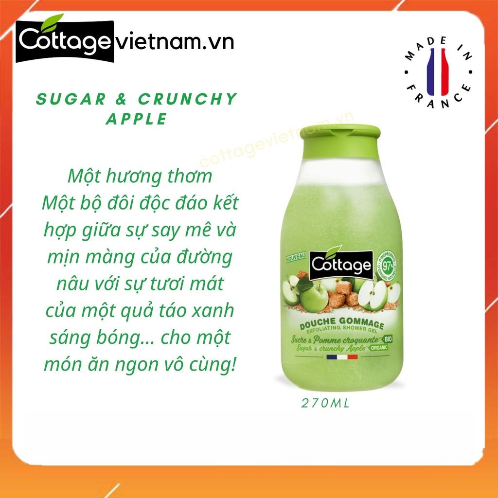 Sữa tắm tẩy tế bào chết Cottage, dung tích 270ml, có 4 mùi hương