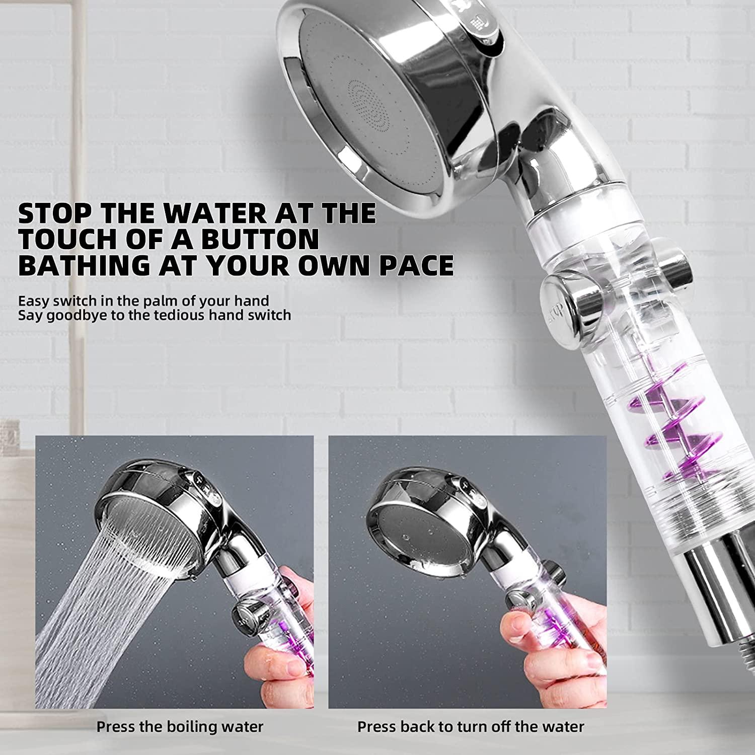 Vòi sen lọc cao áp với vòi sen cánh quạt điều chỉnh ba tốc độ