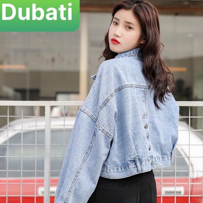 ÁO JEAN CHẤT VẢI BÒ FROM ĐẸP THIẾT KẾ MỚI PHONG CÁCH CÁ TÍNH- DUBATI FASHION