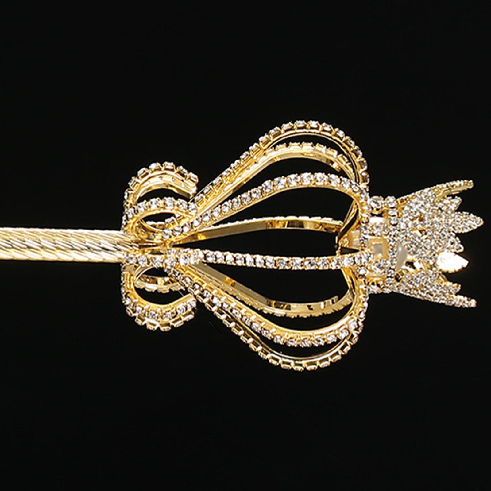Rhinestone Scepter Fairy Princess Role Play Props Party Wedding Dress up Costume Accessories
