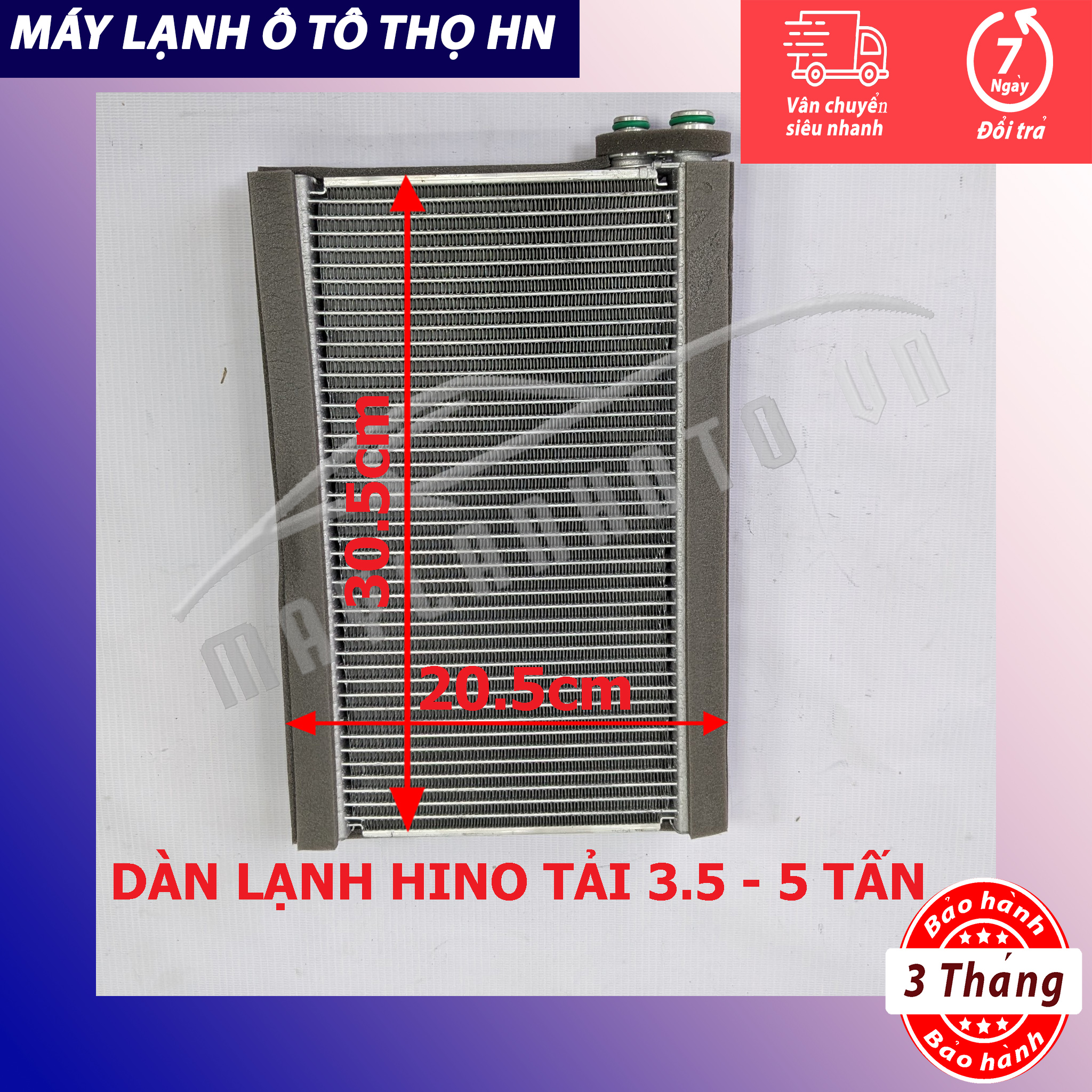 Dàn lạnh Hino 3,5 tấn - 5 tấn Hàng xịn Thái Lan