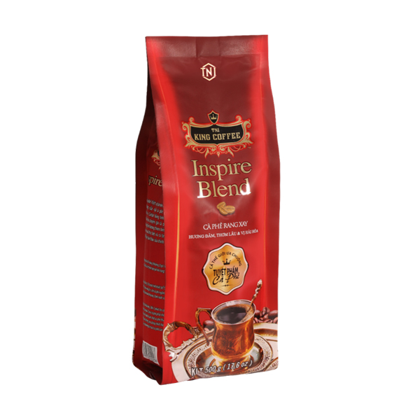 Cà Phê Rang Xay Inspire Blend KING COFFEE - Túi 500g - Pha Phin