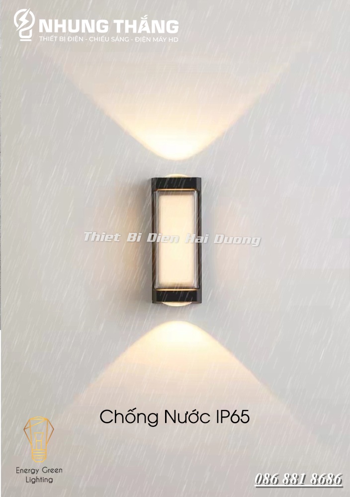 Đèn Hắt Tường Chống Nước 2 Đầu Chiếu Sáng DT-FL22 - 16W Thân Nhôm - Chip Led Siêu Sáng - Có Video