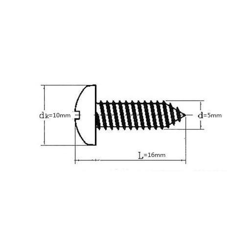 Bộ 30 Ốc Vít M5x16 Đầy Màu Sắc Dùng Trang Trí Xe Máy