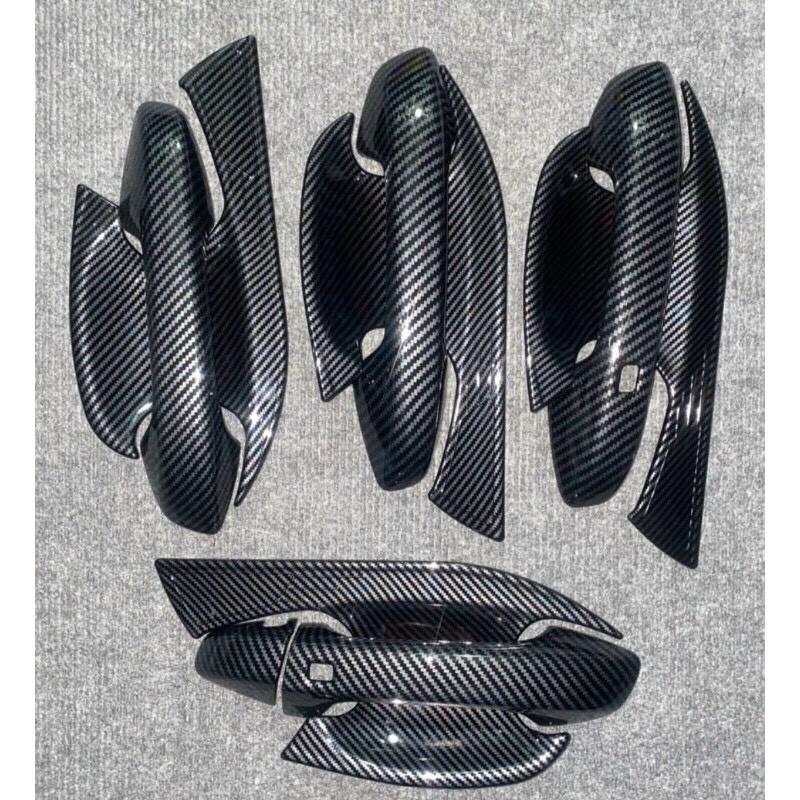 ỐP hõm và tay cửa phủ vân carbon cho mazda 3 mazda 6 CX5