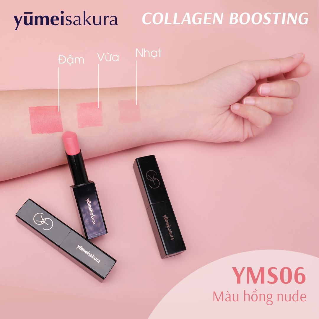 Son Dưỡng Collagen Yumeisakura (3.5g)