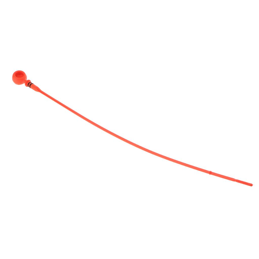 1PC Auto Car Red Engine Oil Level Transmission Dipstick 555mm for