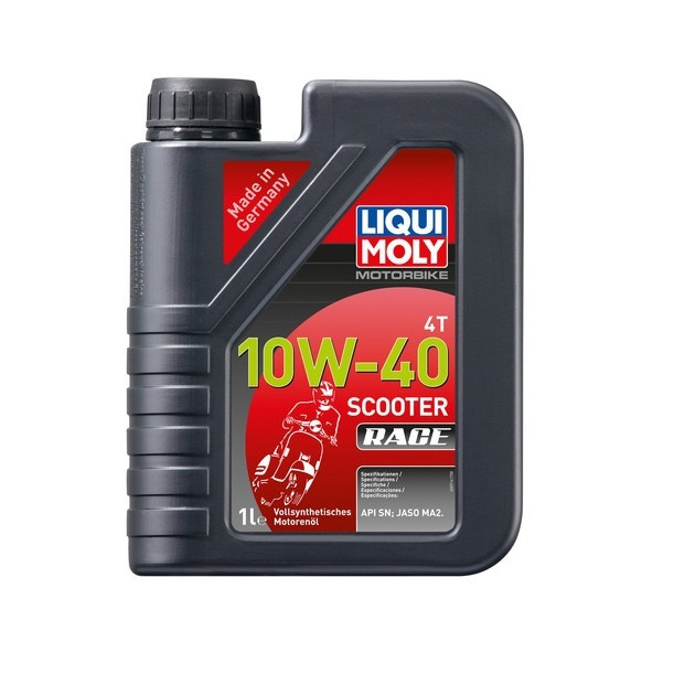 Nhớt Liqui Moly Scooter Race 10W40 dành cho xe ga