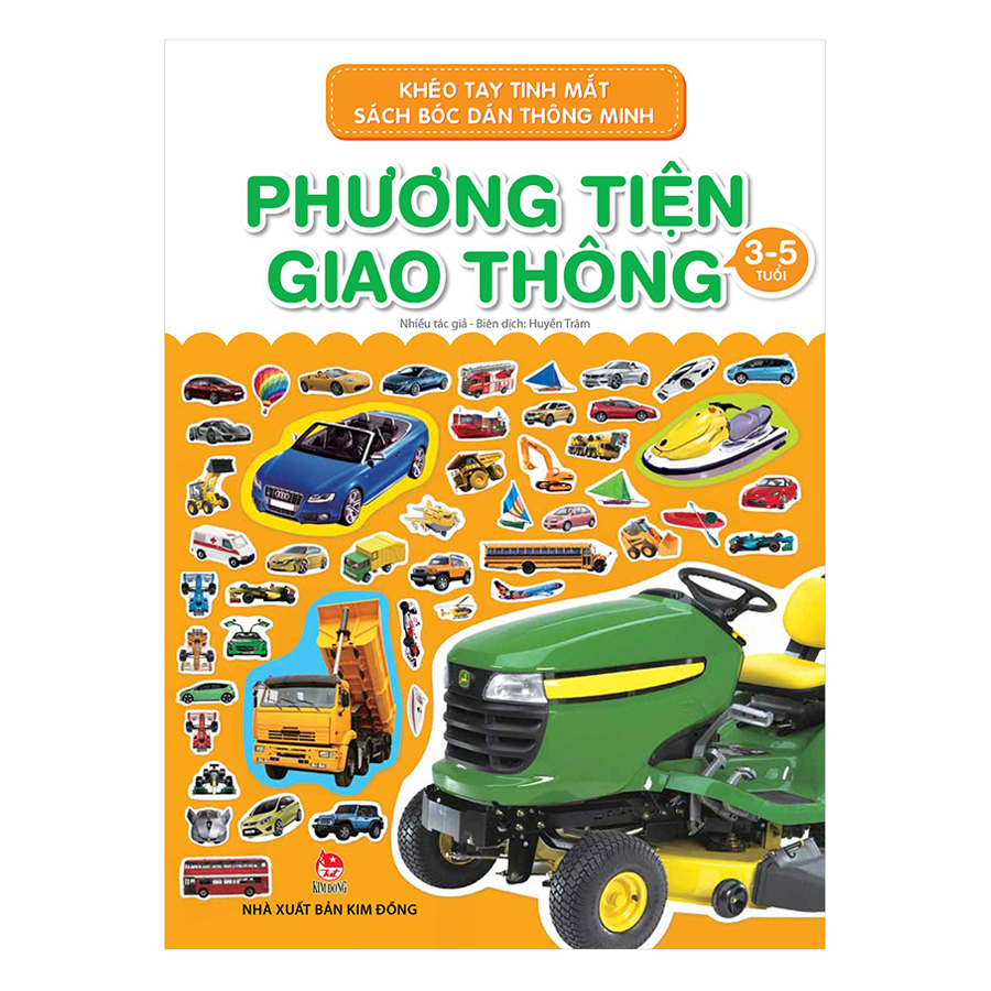 Khéo Tay Tinh Mắt - Sách Bóc Dán Thông Minh: Phương Tiện Giao Thông (Tái Bản 2018)